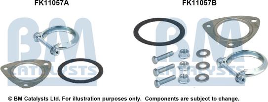 BM Catalysts FK11057 - Монтажний комплект, сажовий / частковий фільтр autocars.com.ua