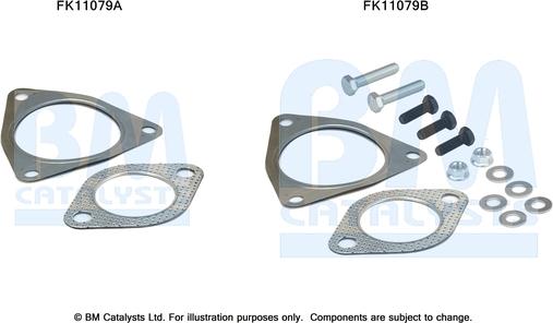 BM Catalysts FK11079 - Монтажний комплект, сажовий / частковий фільтр autocars.com.ua