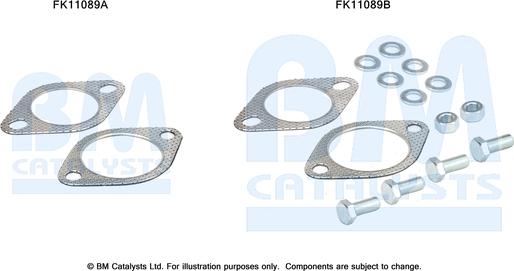 BM Catalysts FK11089 - Монтажний комплект, сажовий / частковий фільтр autocars.com.ua