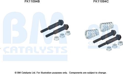 BM Catalysts FK11094 - Монтажный комплект, сажевый / частичный фильтр autodnr.net