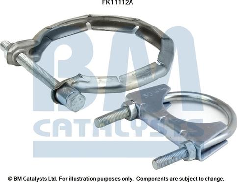 BM Catalysts FK11112 - Монтажний комплект, сажовий / частковий фільтр autocars.com.ua