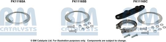 BM Catalysts FK11165 - Монтажний комплект, сажовий / частковий фільтр autocars.com.ua