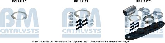 BM Catalysts FK11217 - Монтажний комплект, сажовий / частковий фільтр autocars.com.ua