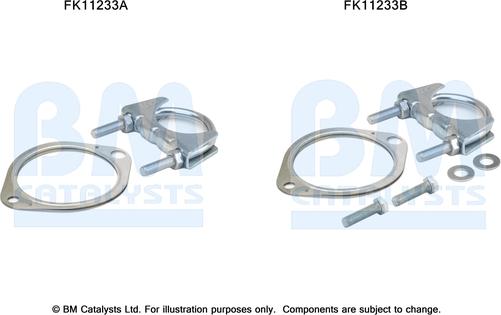 BM Catalysts FK11233 - Монтажний комплект, сажовий / частковий фільтр autocars.com.ua