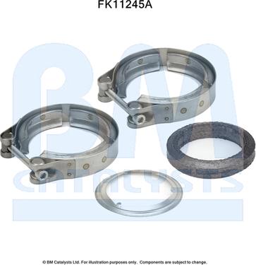 BM Catalysts FK11245 - Монтажний комплект, сажовий / частковий фільтр autocars.com.ua