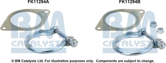 BM Catalysts FK11294 - Монтажний комплект, сажовий / частковий фільтр autocars.com.ua