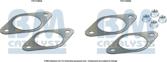 BM Catalysts FK11305 - Монтажний комплект, сажовий / частковий фільтр autocars.com.ua