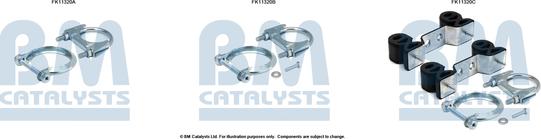 BM Catalysts FK11320 - Монтажний комплект, сажовий / частковий фільтр autocars.com.ua