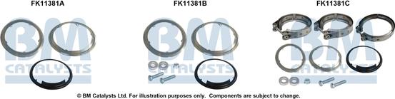 BM Catalysts FK11381 - Монтажний комплект, сажовий / частковий фільтр autocars.com.ua
