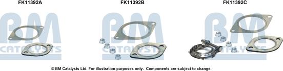 BM Catalysts FK11392 - Монтажний комплект, сажовий / частковий фільтр autocars.com.ua