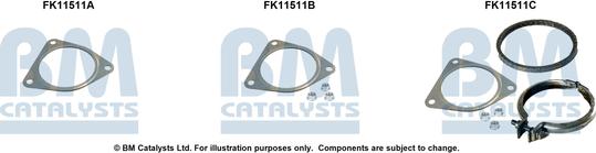 BM Catalysts FK11511 - Монтажний комплект, сажовий / частковий фільтр autocars.com.ua