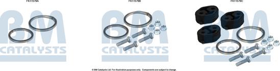 BM Catalysts FK11579 - Монтажний комплект, сажовий / частковий фільтр autocars.com.ua