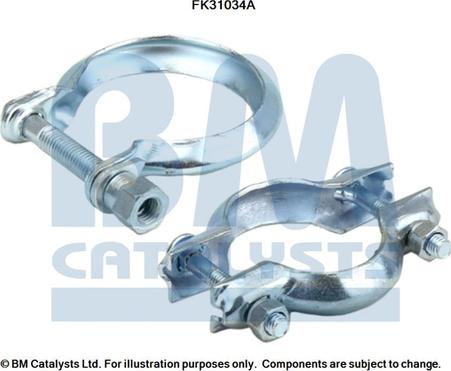 BM Catalysts FK31034 - Монтажний комплект, каталізатор autocars.com.ua