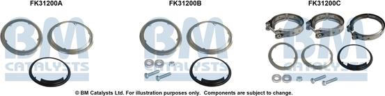 BM Catalysts FK31200 - Монтажний комплект, каталізатор autocars.com.ua
