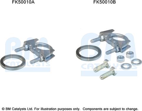 BM Catalysts FK50010 - Монтажный комплект, труба выхлопного газа avtokuzovplus.com.ua