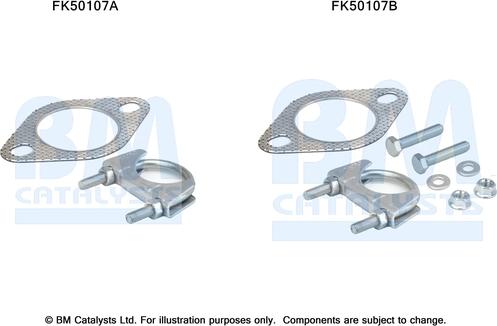 BM Catalysts FK50107 - Монтажний комплект, труба вихлопного газу autocars.com.ua