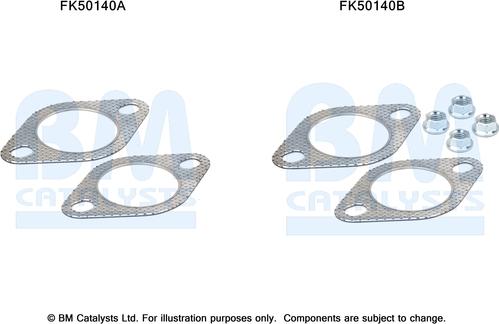 BM Catalysts FK50140 - Монтажный комплект, труба выхлопного газа avtokuzovplus.com.ua