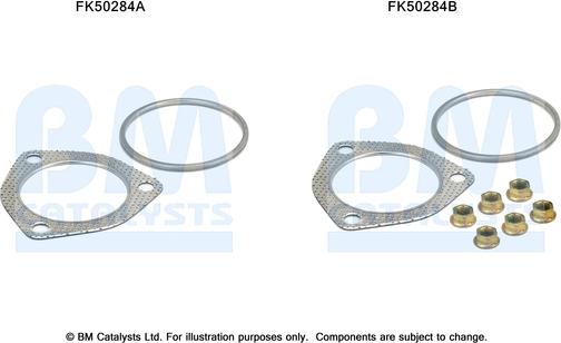 BM Catalysts FK50284 - Монтажний комплект, труба вихлопного газу autocars.com.ua