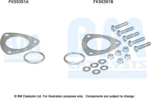 BM Catalysts FK50391 - Монтажний комплект, труба вихлопного газу autocars.com.ua