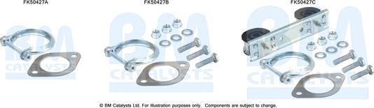 BM Catalysts FK50427 - Монтажний комплект, труба вихлопного газу autocars.com.ua