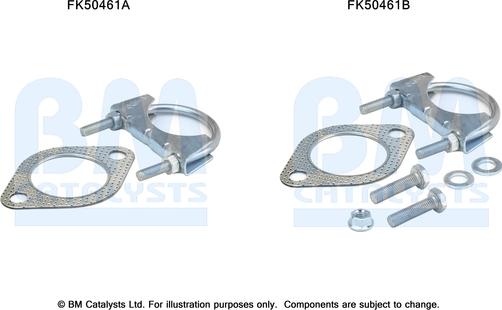 BM Catalysts FK50461 - Монтажный комплект, труба выхлопного газа autodnr.net