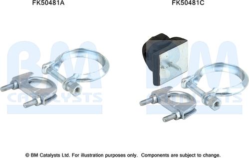 BM Catalysts FK50481 - Монтажный комплект, труба выхлопного газа avtokuzovplus.com.ua