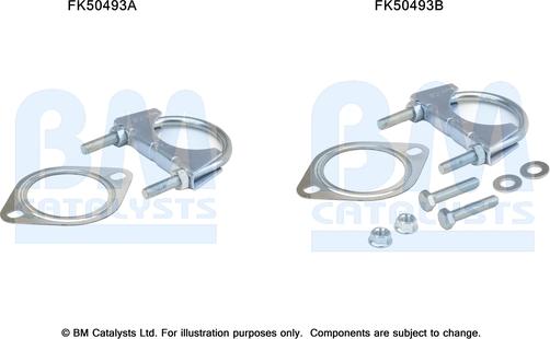 BM Catalysts FK50493 - Монтажний комплект, труба вихлопного газу autocars.com.ua