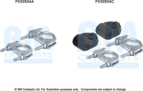 BM Catalysts FK50504 - Монтажный комплект, труба выхлопного газа avtokuzovplus.com.ua