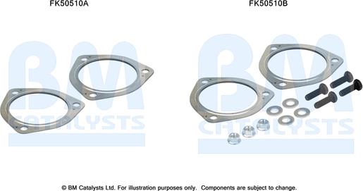 BM Catalysts FK50510 - Монтажный комплект, труба выхлопного газа avtokuzovplus.com.ua