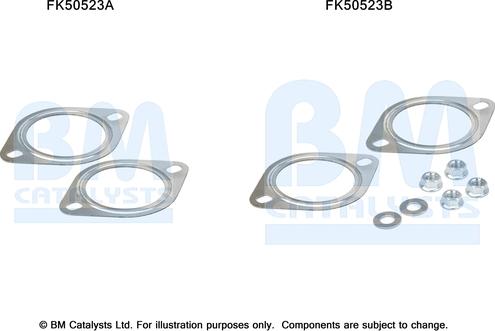 BM Catalysts FK50523 - Монтажний комплект, труба вихлопного газу autocars.com.ua