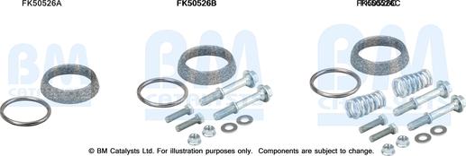 BM Catalysts FK50626 - Монтажний комплект, труба вихлопного газу autocars.com.ua