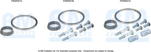 BM Catalysts FK50531 - Монтажный комплект, труба выхлопного газа avtokuzovplus.com.ua