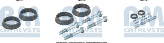 BM Catalysts FK50532 - Монтажный комплект, труба выхлопного газа avtokuzovplus.com.ua