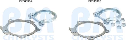 BM Catalysts FK50536 - Монтажний комплект, труба вихлопного газу autocars.com.ua