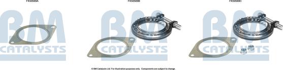 BM Catalysts FK50569 - Монтажный комплект, труба выхлопного газа avtokuzovplus.com.ua