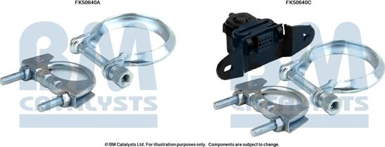 BM Catalysts FK50640 - Монтажний комплект, труба вихлопного газу autocars.com.ua