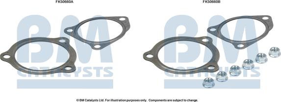 BM Catalysts FK50660 - Монтажний комплект, труба вихлопного газу autocars.com.ua