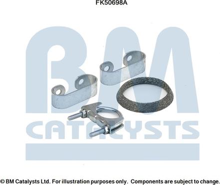 BM Catalysts FK50698 - Монтажный комплект, труба выхлопного газа avtokuzovplus.com.ua