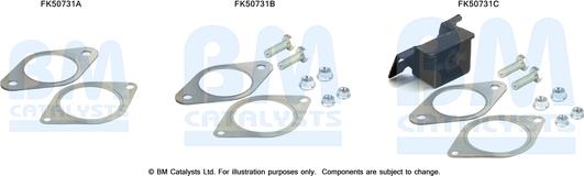 BM Catalysts FK50731 - Монтажний комплект, труба вихлопного газу autocars.com.ua