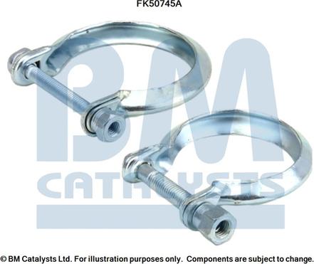 BM Catalysts FK50745 - Монтажный комплект, труба выхлопного газа autodnr.net