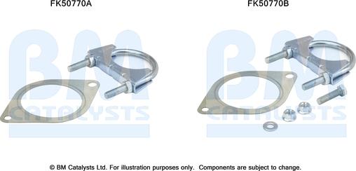 BM Catalysts FK50770 - Монтажний комплект, труба вихлопного газу autocars.com.ua