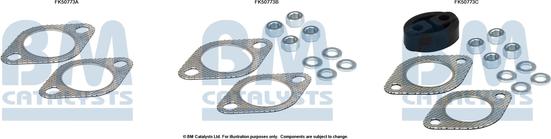 BM Catalysts FK50773 - Монтажний комплект, труба вихлопного газу autocars.com.ua