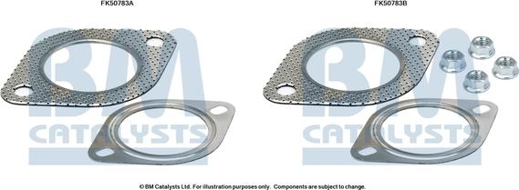 BM Catalysts FK50783 - Монтажний комплект, труба вихлопного газу autocars.com.ua