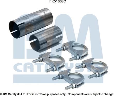 BM Catalysts FK51008 - Монтажний комплект, труба вихлопного газу autocars.com.ua