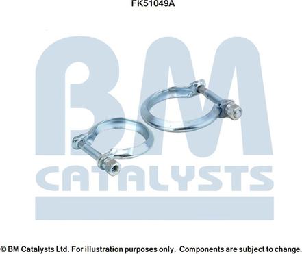 BM Catalysts FK51049 - Монтажный комплект, труба выхлопного газа avtokuzovplus.com.ua