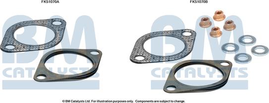 BM Catalysts FK51070 - Монтажный комплект, труба выхлопного газа avtokuzovplus.com.ua