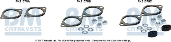 BM Catalysts FK51075 - Монтажний комплект, труба вихлопного газу autocars.com.ua