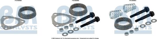 BM Catalysts FK70008 - Монтажний комплект, труба вихлопного газу autocars.com.ua