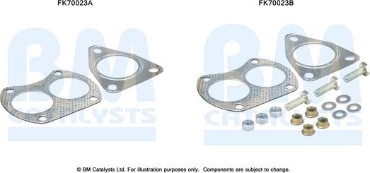 BM Catalysts FK70023 - Монтажний комплект, труба вихлопного газу autocars.com.ua