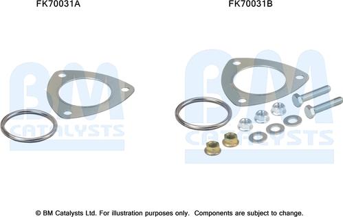 BM Catalysts FK70031 - Монтажний комплект, труба вихлопного газу autocars.com.ua